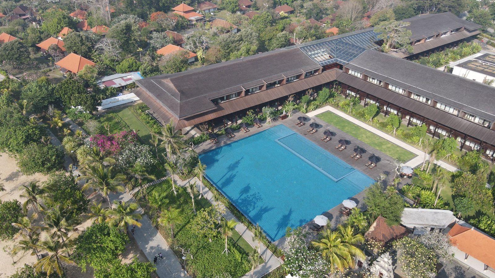 Gardens and pool
